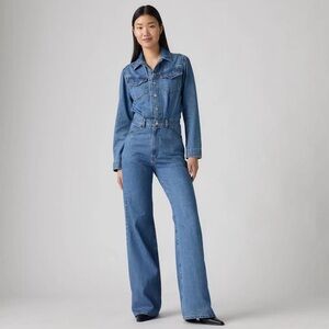 Levi's Blue Denim Jumpsuit